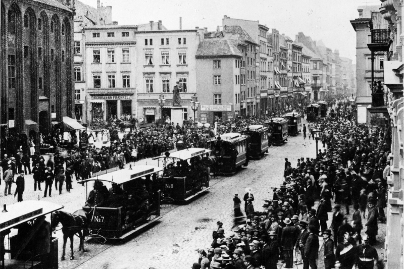 16 maja 1891 r. - uruchomienie tramwajów w Toruniu