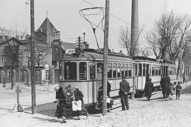 Zdjęcie starego tramwaju