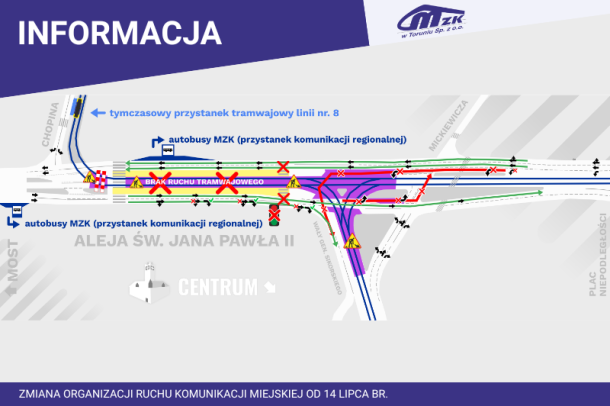 mapka robót budowlanych
