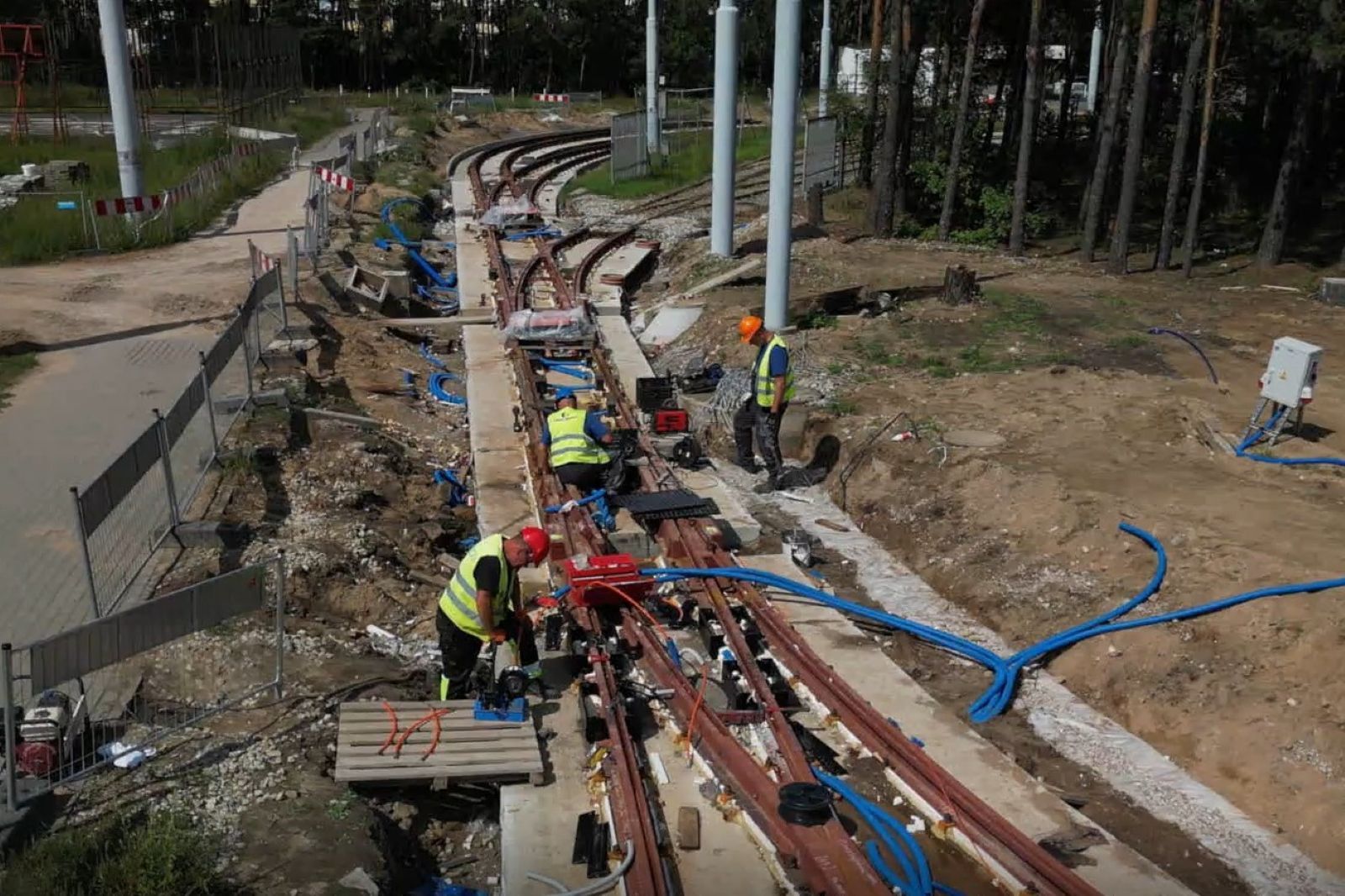 Modernizacja torowiska na ul. Konstytucji 3 Maja w Toruniu