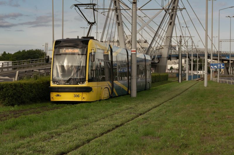 Tramwaj na Szosie Lubickiej