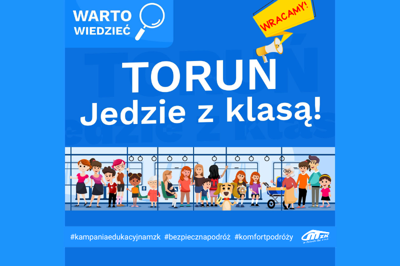 Komunikat dla pasażerów - grafika
