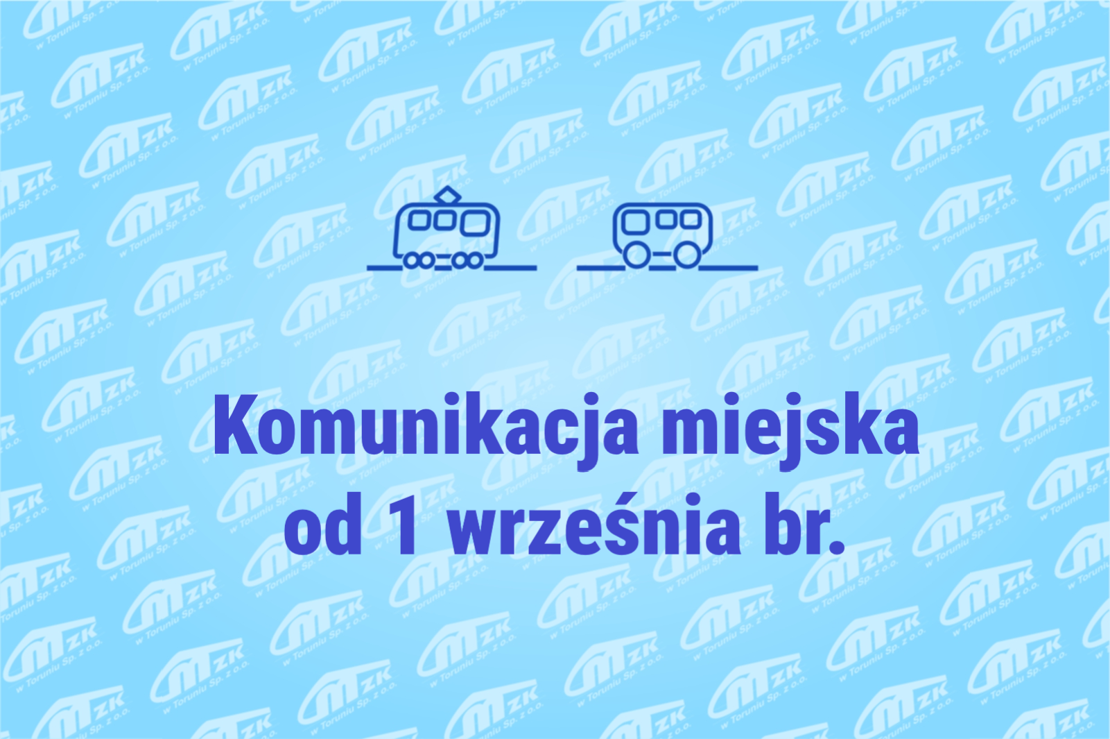 Komunikat dla pasażerów - grafika