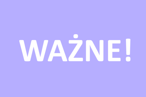 Uwaga! ważne! - grafika