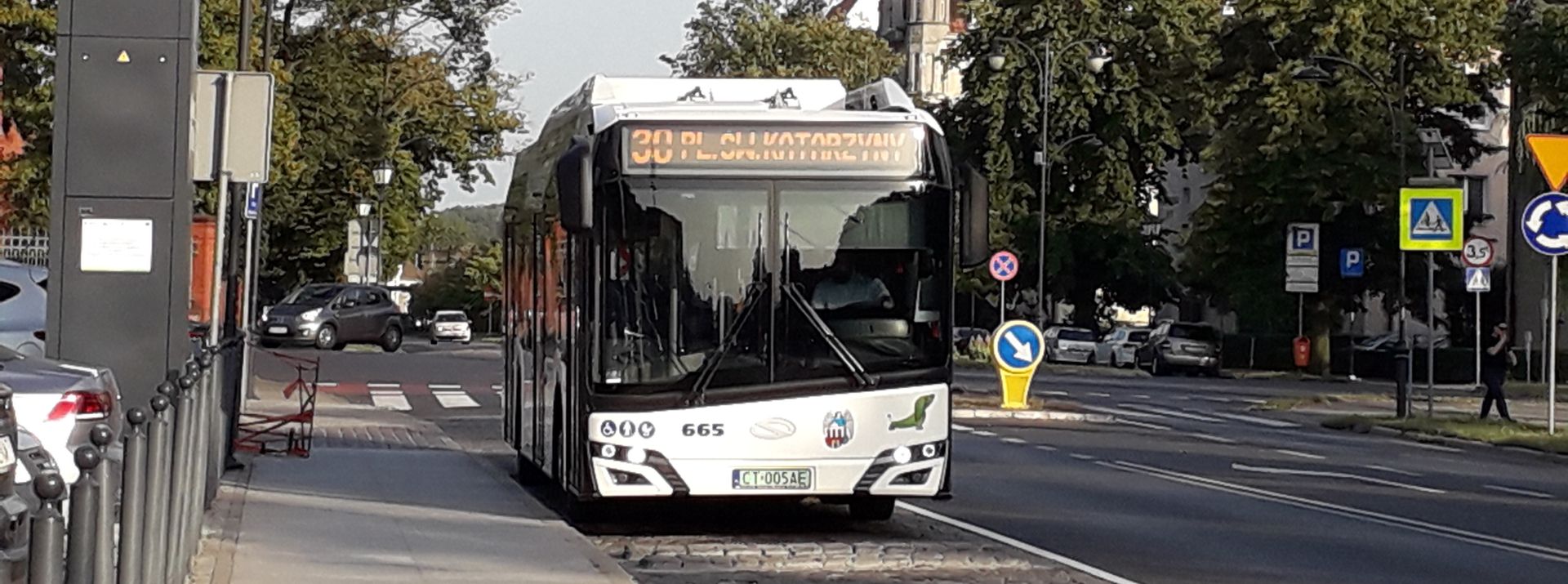 Autobus na pl. św. Katarzyny